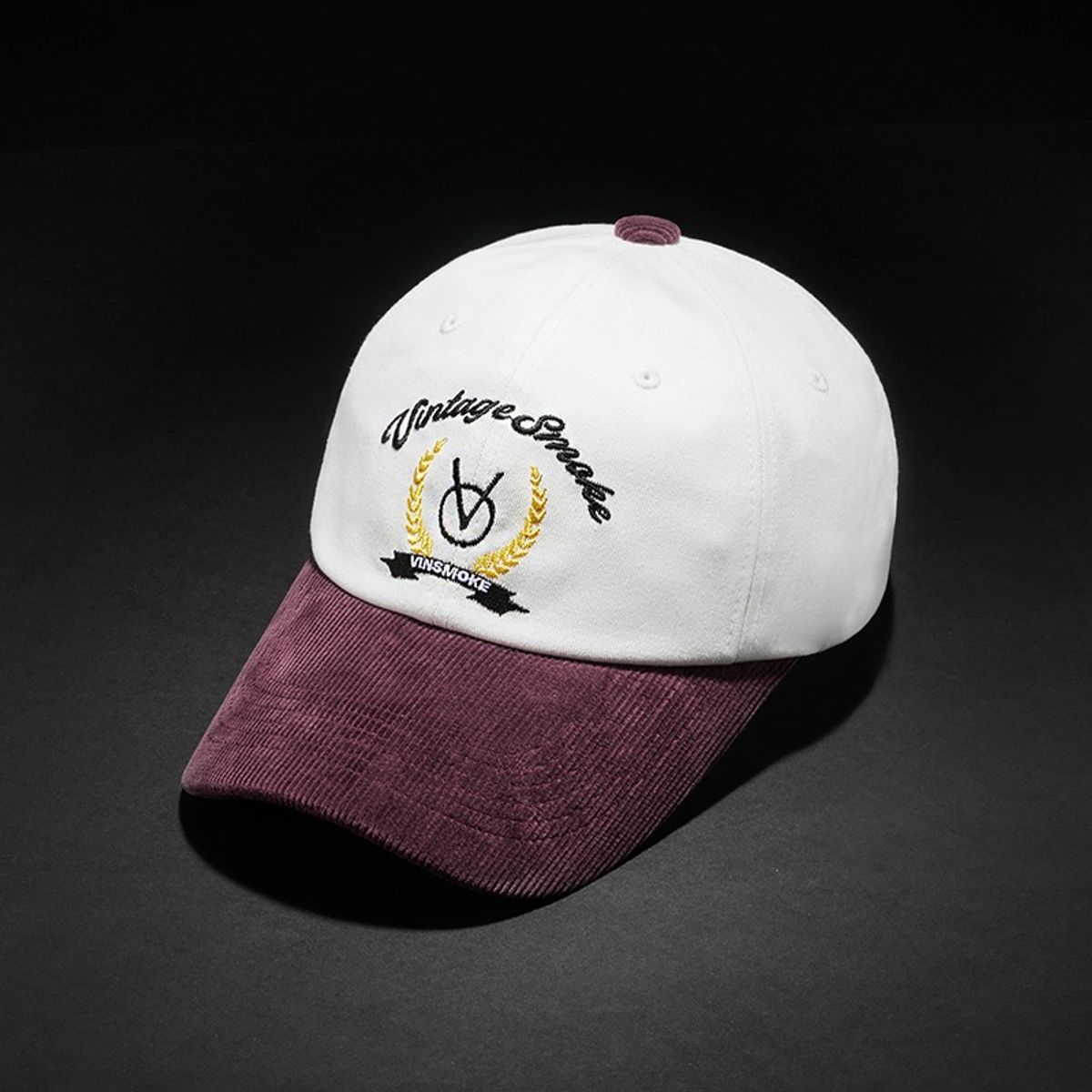빈스모크(VINSMOKE) LAUREL BALLCAP [Burgundy] 볼캡 [SOFT FIT]