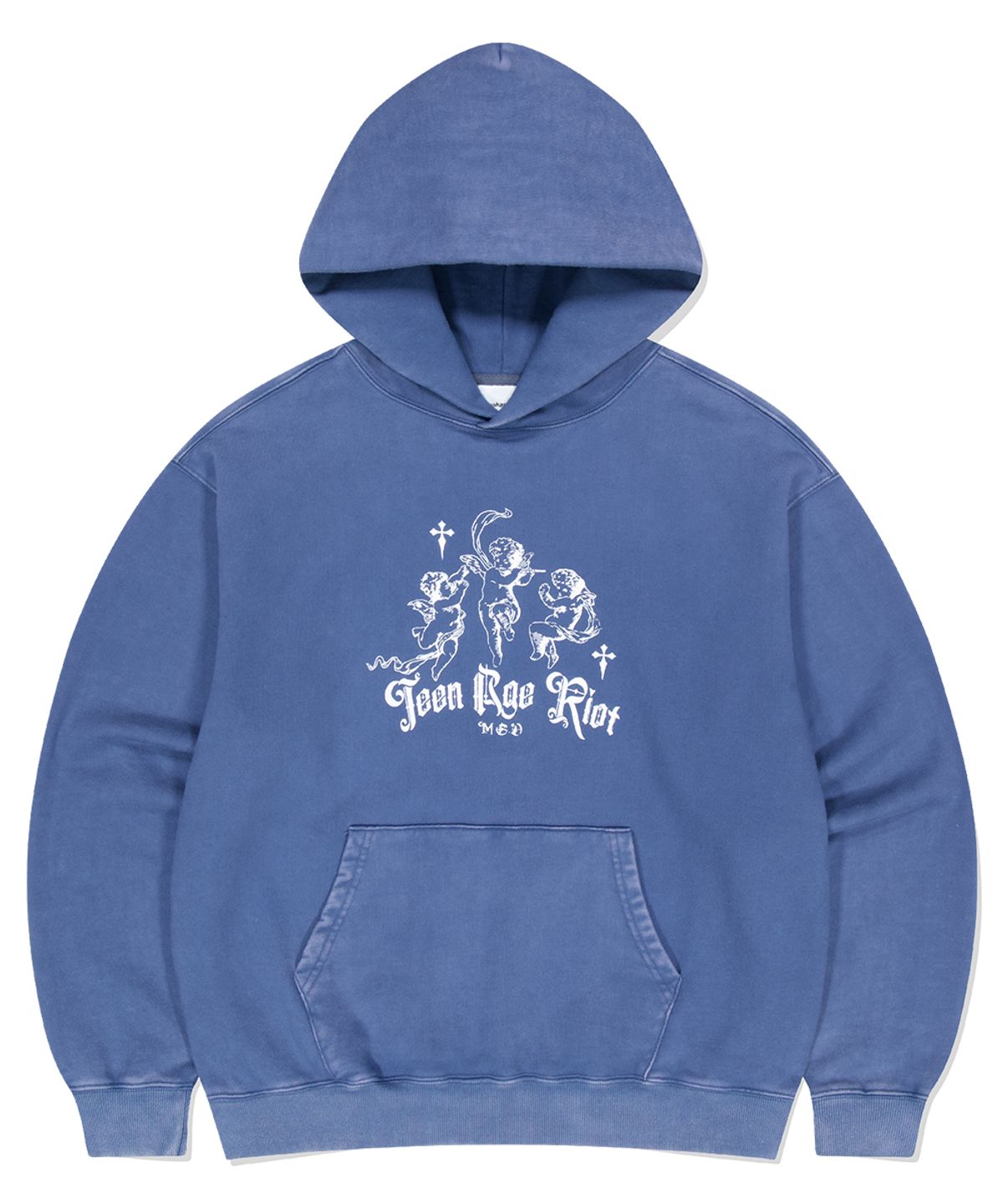 마하그리드(MAHAGRID) WASHED ANGEL HOODIE BLUE(MG2ESMM405A)