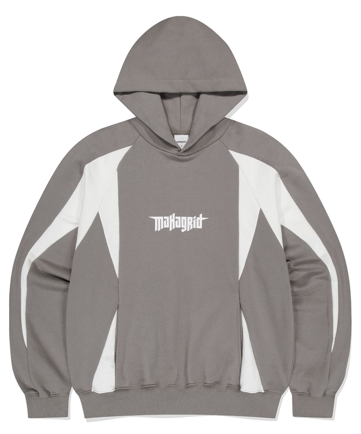 마하그리드(MAHAGRID) PANEL RACING HOODIE GREY(MG2ESMM404A)