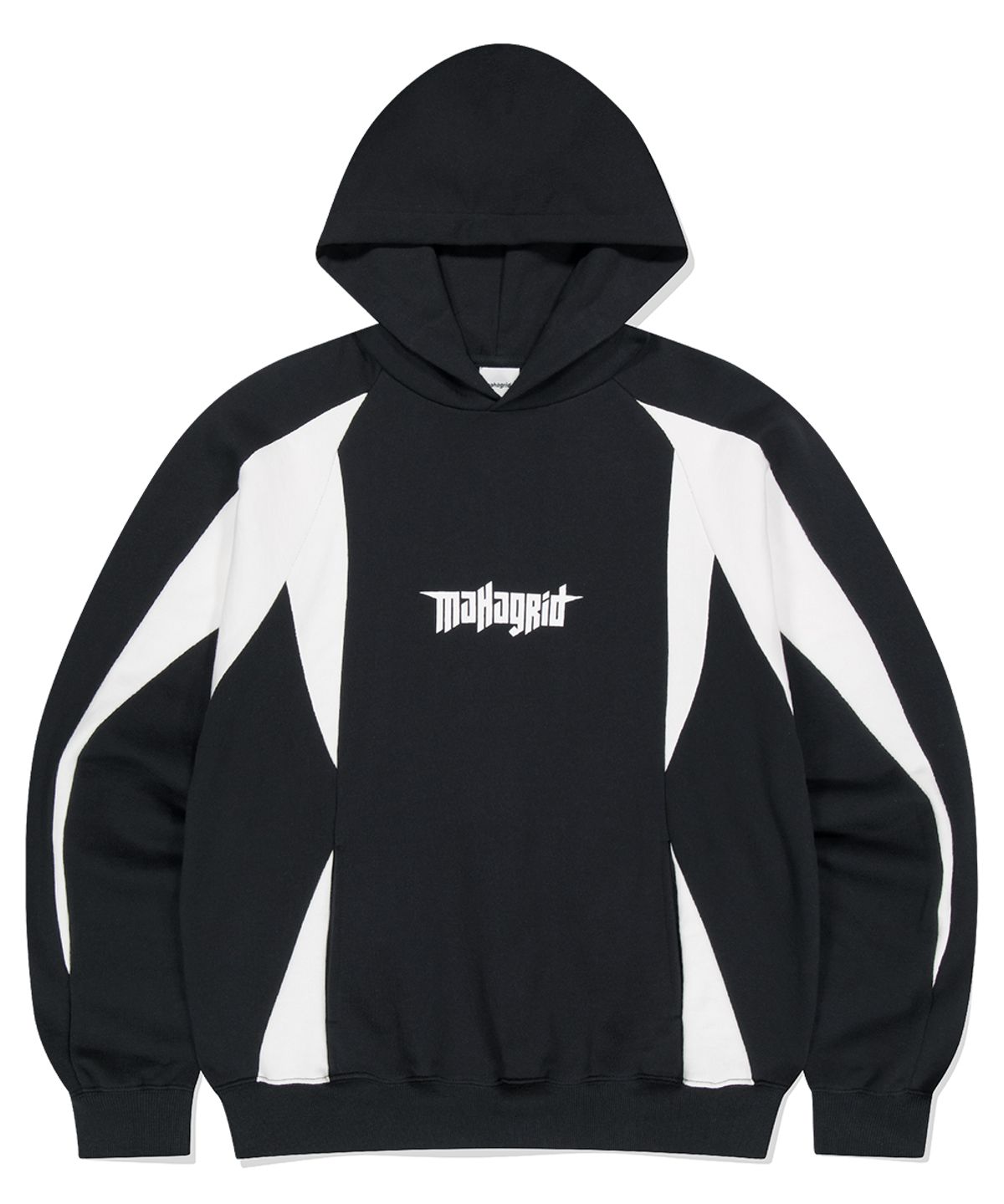 마하그리드(MAHAGRID) PANEL RACING HOODIE BLACK(MG2ESMM404A)