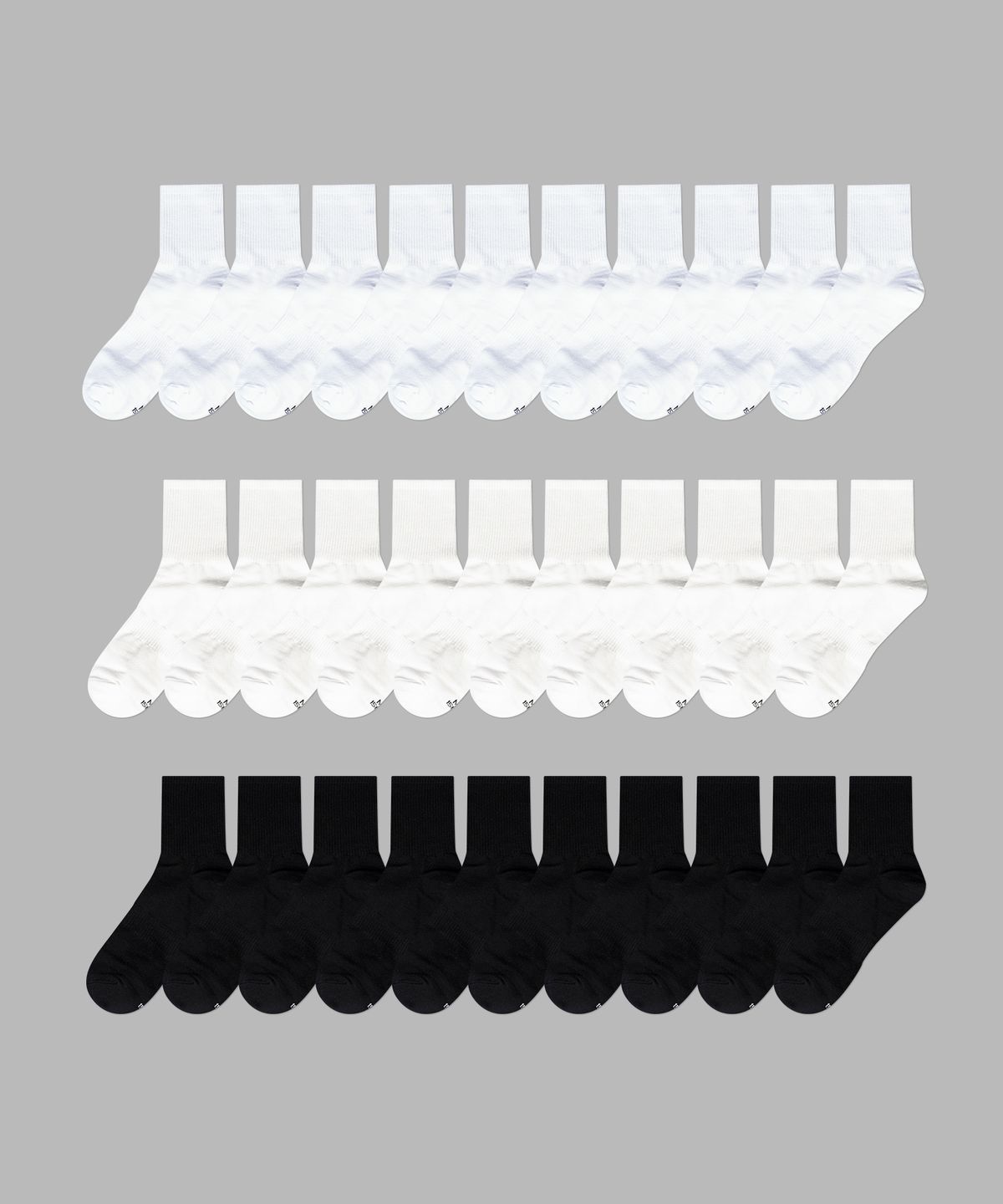 일오공칠(IL-O-GONG-CHIL) [10PACK+10PACK] 1507 모노 트라우져 하프 삭스 _ 스노우화이트/화이트/블랙