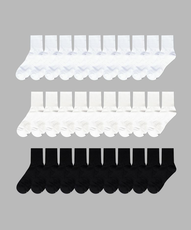 [10PACK+10PACK] 1507 모노 트라우져 하프 삭스 _ 스노우화이트/화이트/블랙