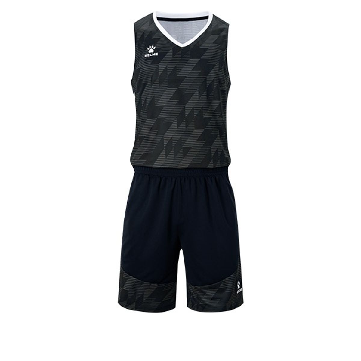 켈미(KELME) 3591052 농구 유니폼 세트(성인) Black