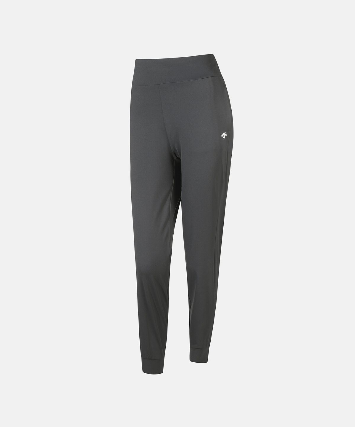 데상트(DESCENTE) 여성 조거 하이라이즈 레깅스 차콜 그레이(SP122TKL13)