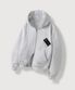 니켈 투웨이 후드집업_White Melange