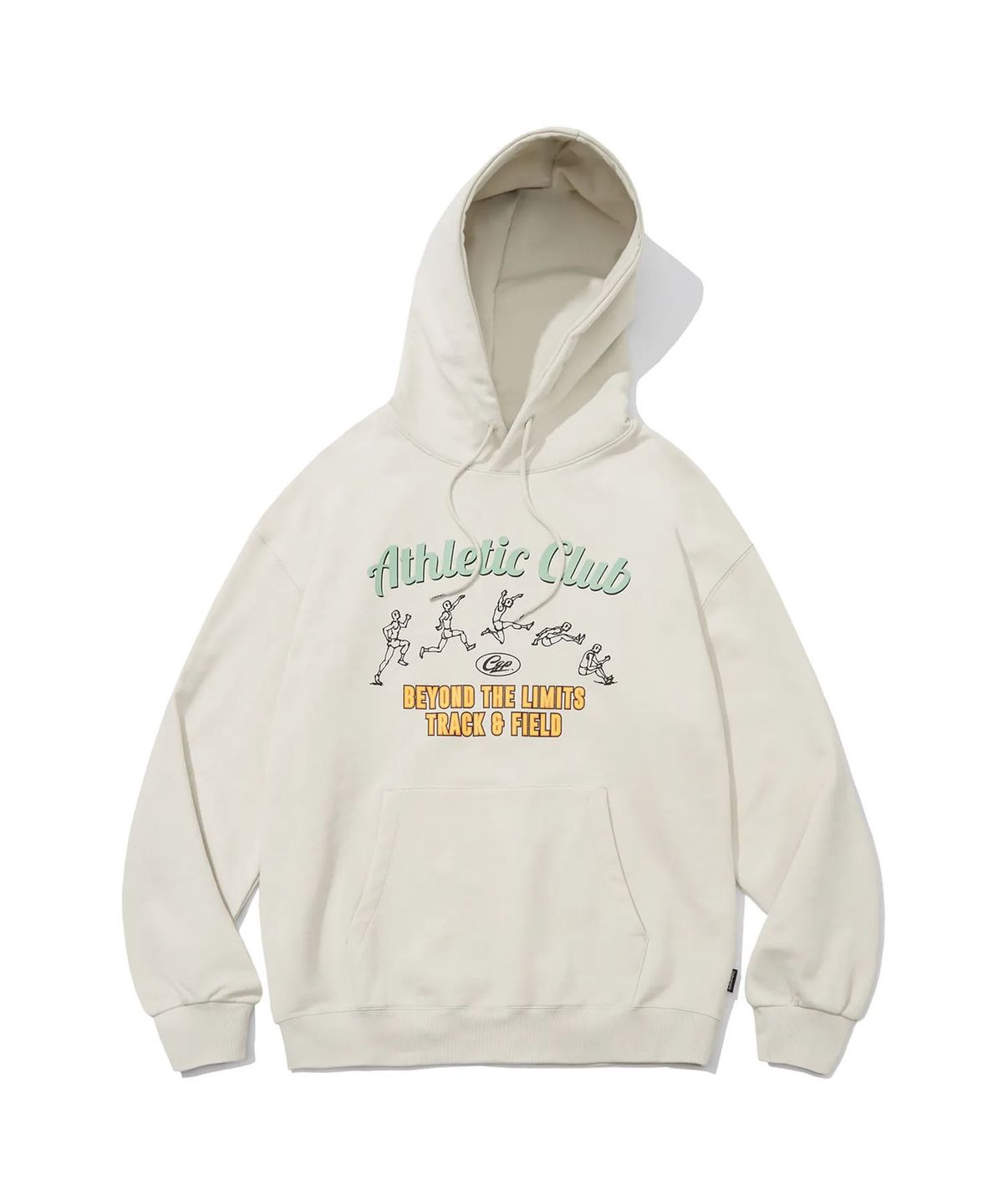 코드그라피(CGP) Athletic Club 오버핏 후디_크림