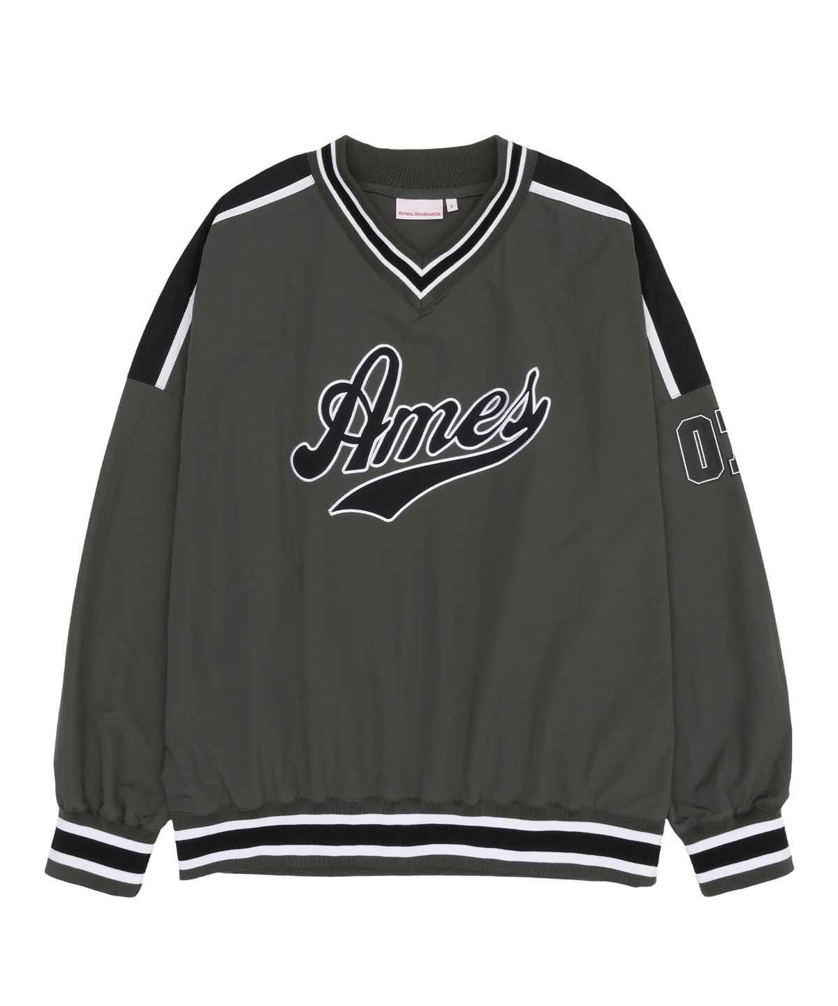 아메스 월드와이드(AMES-WORLDWIDE) NYLON HOCKEY JERSEY CHARCOAL (AM2ESUM480A)