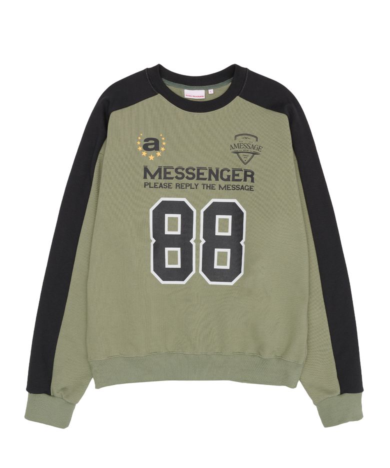 NUMBERING SWEATSHIRT KHAKI (AM2ESUM443A)