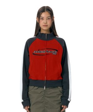 SLEEVE LINE TRACK ZIPUP RED (AM2ESUM481A)