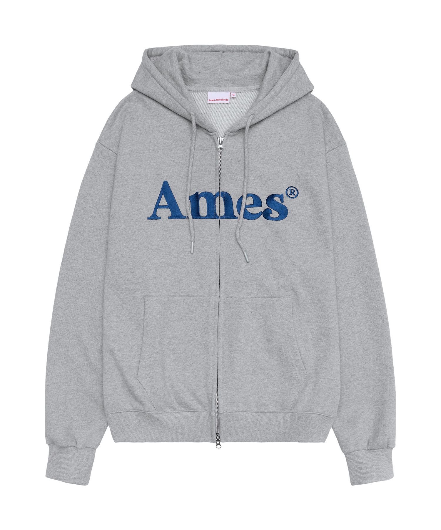 ★AMES-WORLDWIDE★SIGNATURE LOGO SWEATSHIRT WHITE★正規品 A'GEM/9 × .kom 『AMESWORLDWIDE/アメスワールドワイド』 BASIC