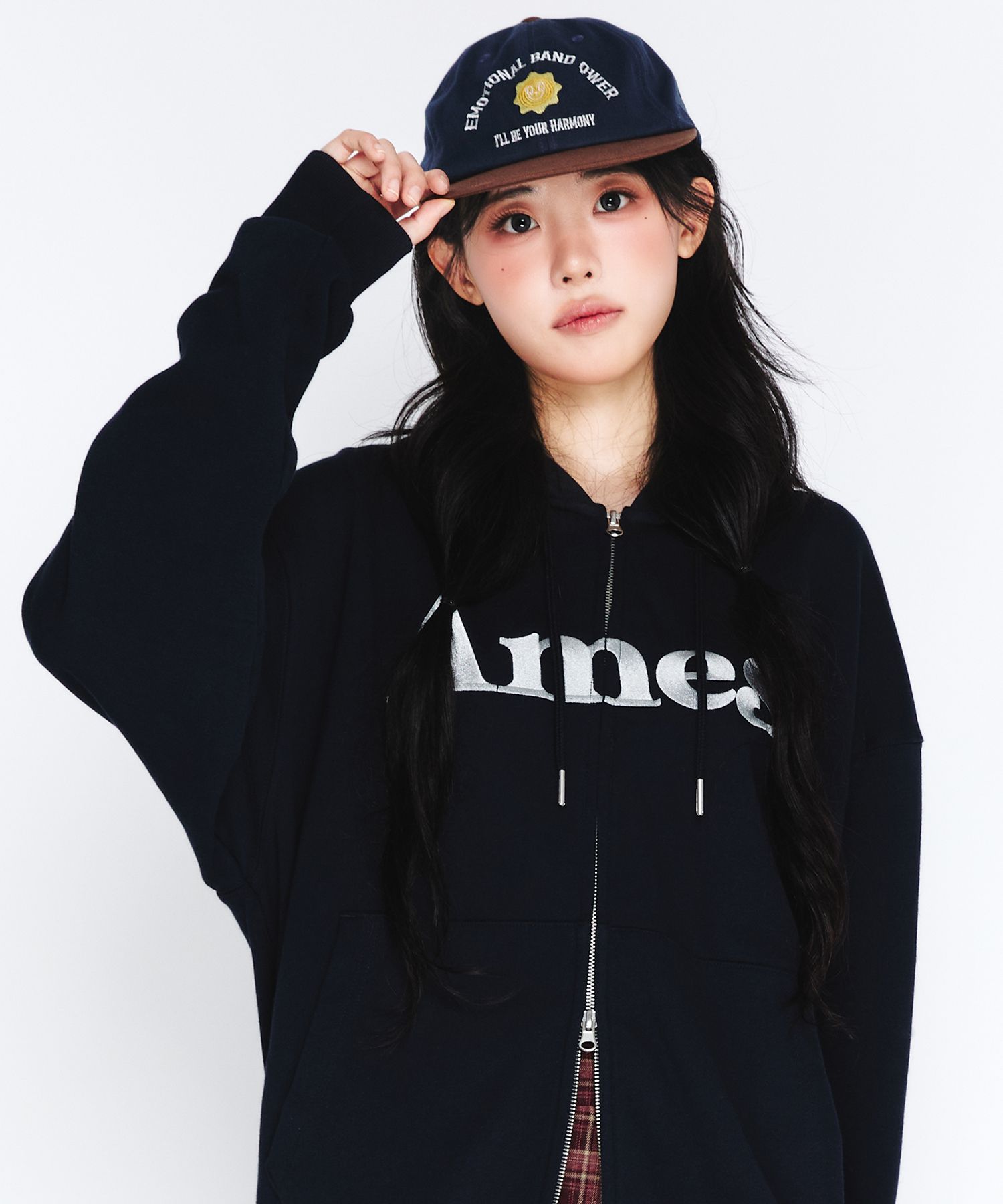 YGM Main Visual ZIPHOODIE NAVY/M Zip Hoodie Navy | 6PM®