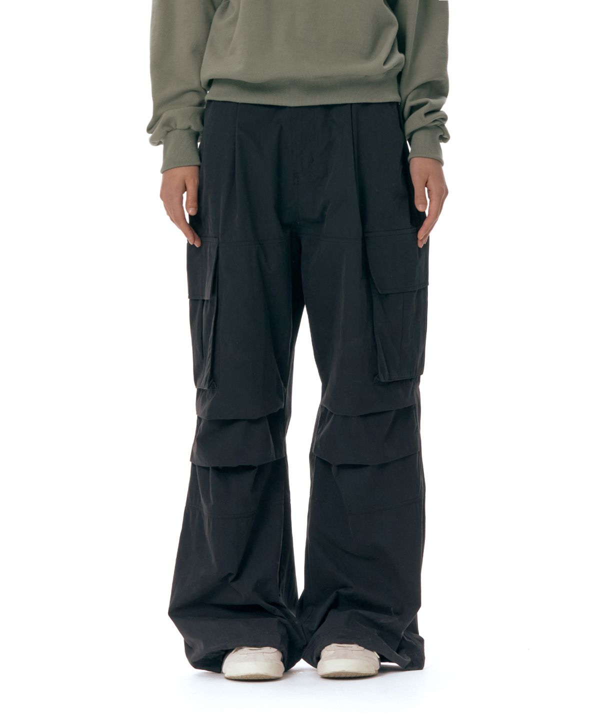 아메스 월드와이드(AMES-WORLDWIDE) AMES CARGO PANTS BLACK (AM2ESUPA11A)