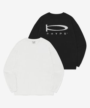 [2PACK] P-ACTIVE 롱슬리브_화이트/블랙