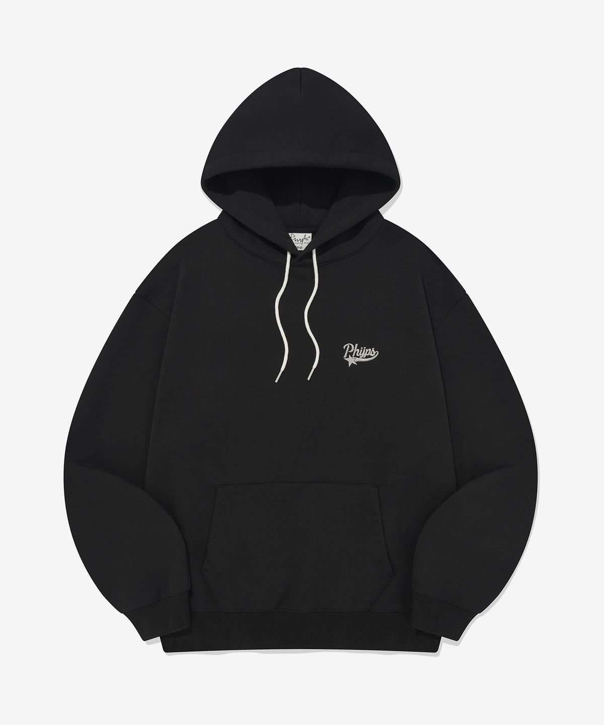 피지컬 디파트먼트(PHYSICAL DEPARTMENT) SMALL STAR TAIL HOODIE BLACK