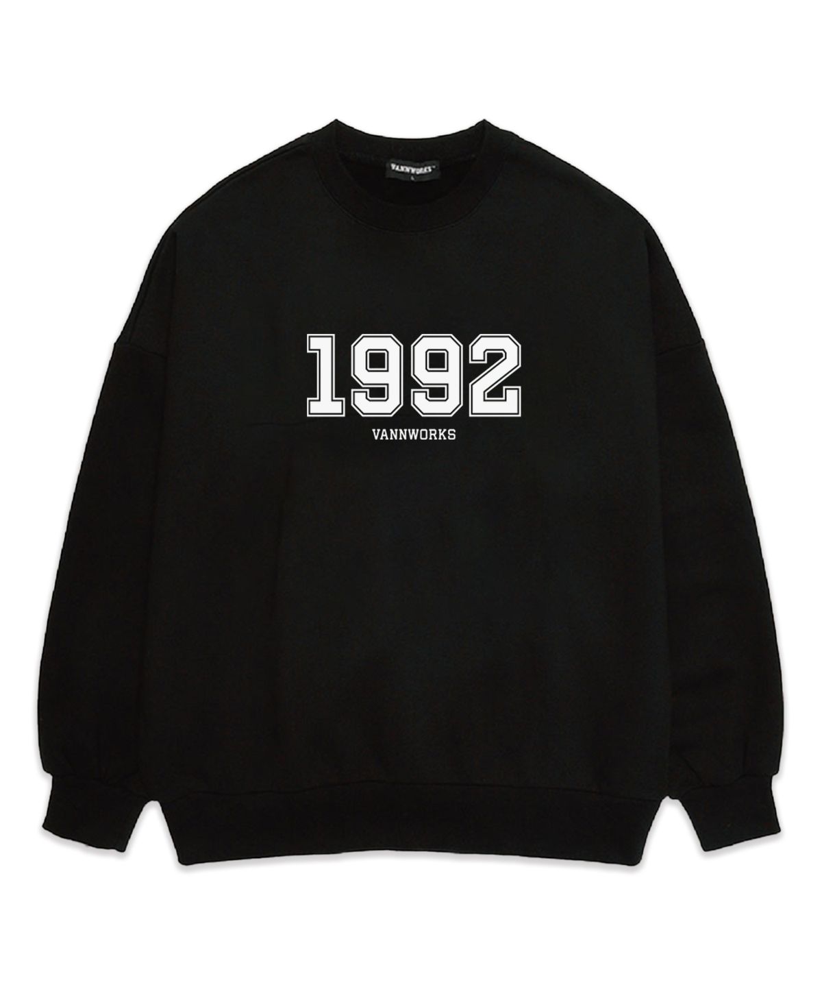 밴웍스(VANNWORKS) 1992 맨투맨 (VLS0059) 블랙/화이트