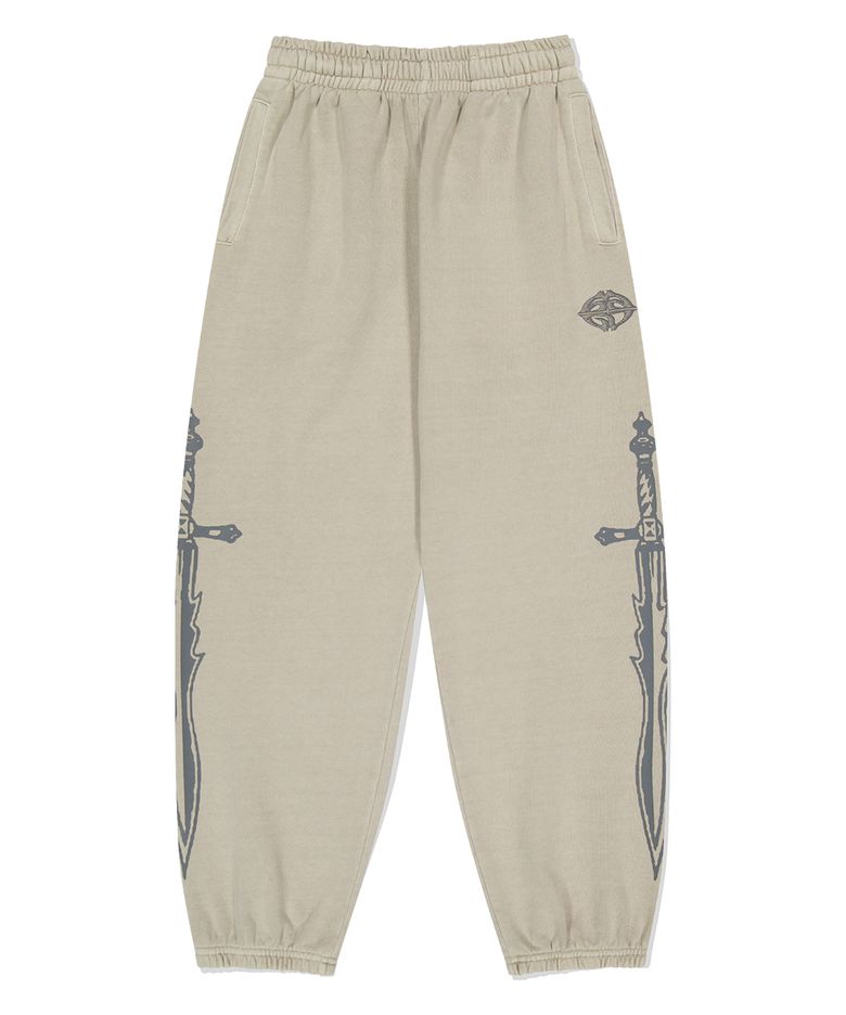 DAGGER PIGMENT SWEATPANT KHAKI(MG2ESMPA02A)