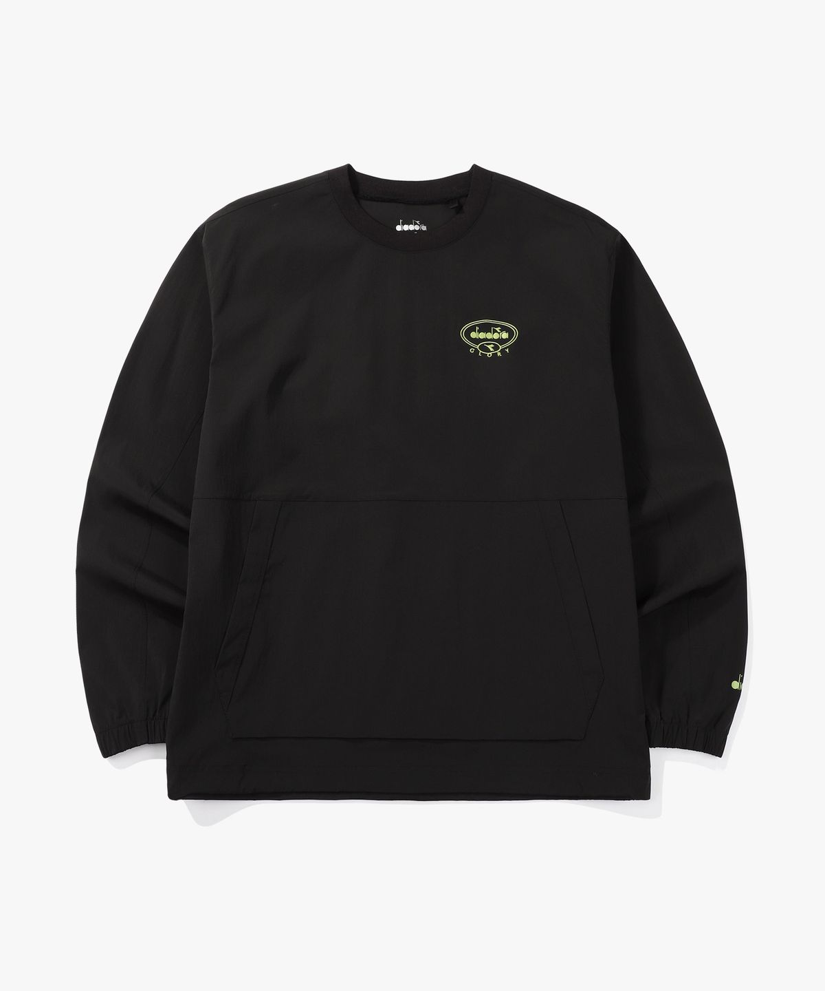 디아도라(diadora) 컴피 전면포켓 우븐 피스테 BLACK