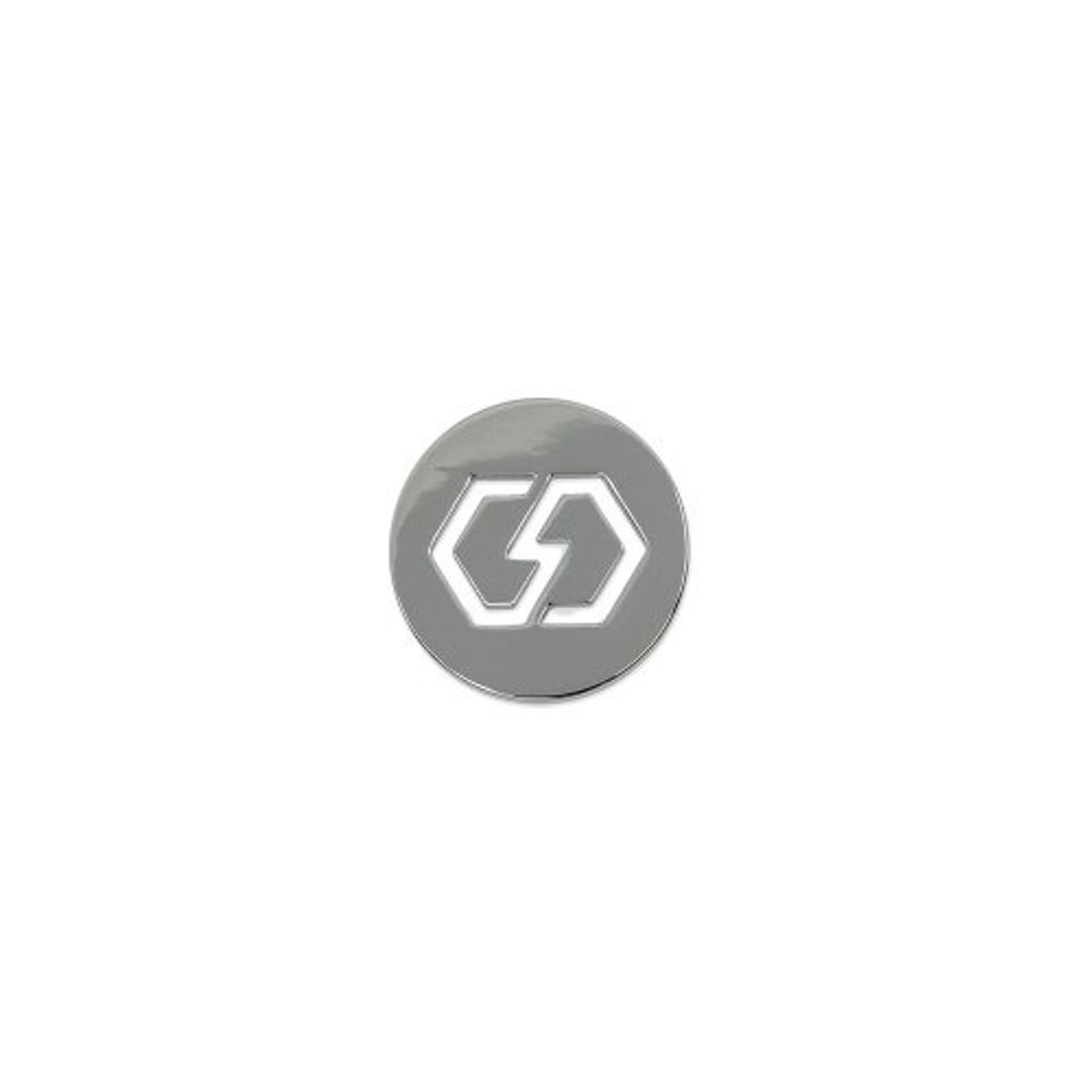 커스텀볼트(CUSTOMBOLT) 로고 마그네틱 볼마커 모자클립 실버