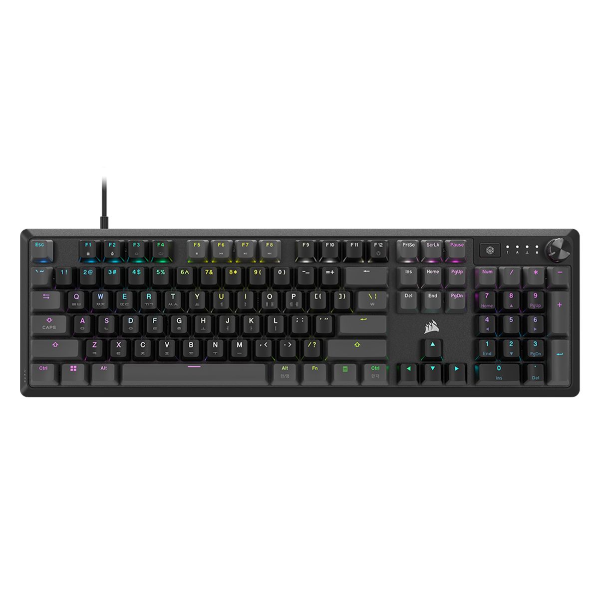 커세어(CORSAIR) K70 RGB CORE CARBON GRAY 게이밍 기계식 키보드
