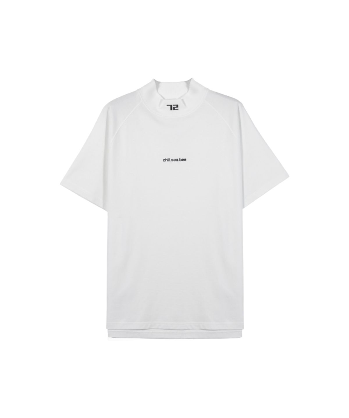 칠씨비(CHILLSEABEE) [REMOR]Logo-embroidered short-sleeve T-shirts.