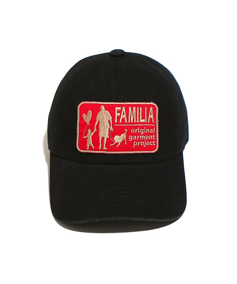 Washed Chicano Family Cap Black