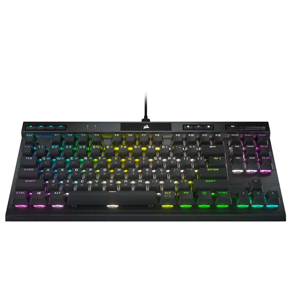 커세어(CORSAIR) K70 RGB TKL 텐키리스 게이밍 기계식 키보드 광적축