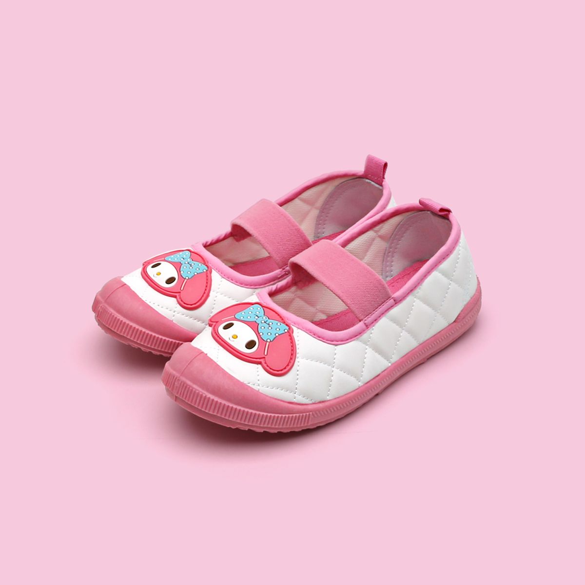산리오 키즈(SANRIO) 마이멜로디 페이스 퀼팅실내화