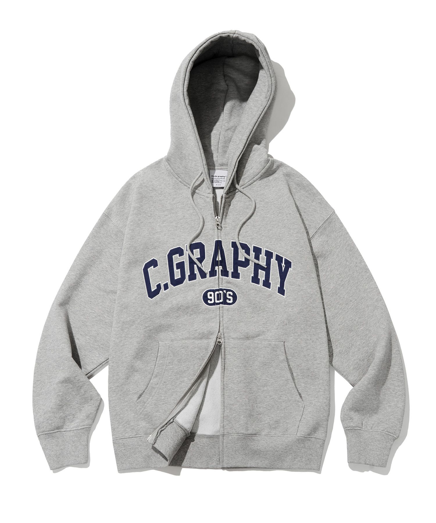 パーカー・フーディ CODEGRAPHY C.GRAPHY ARC logo overfit hoodie ☆CODEGRAPHY☆ARCH LOGO OVERFIT HOODED ZIP-UP (codegraphy