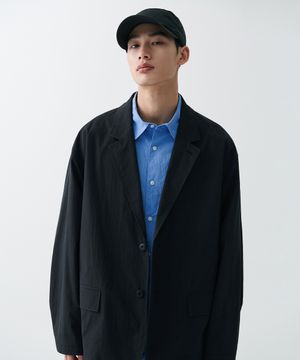 [시티 레저] CN 루즈 핏 블레이저 [블랙]