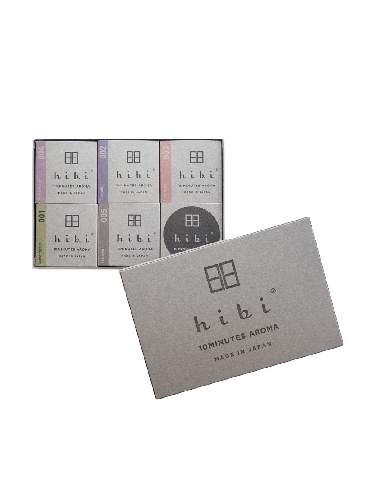히비(HIBI) 기프트세트_오리지널 5가지 향_아로마 성냥 인센스