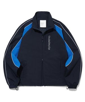 [배색ver.] 2-WAY 배색 테크 숏 자켓_네이비