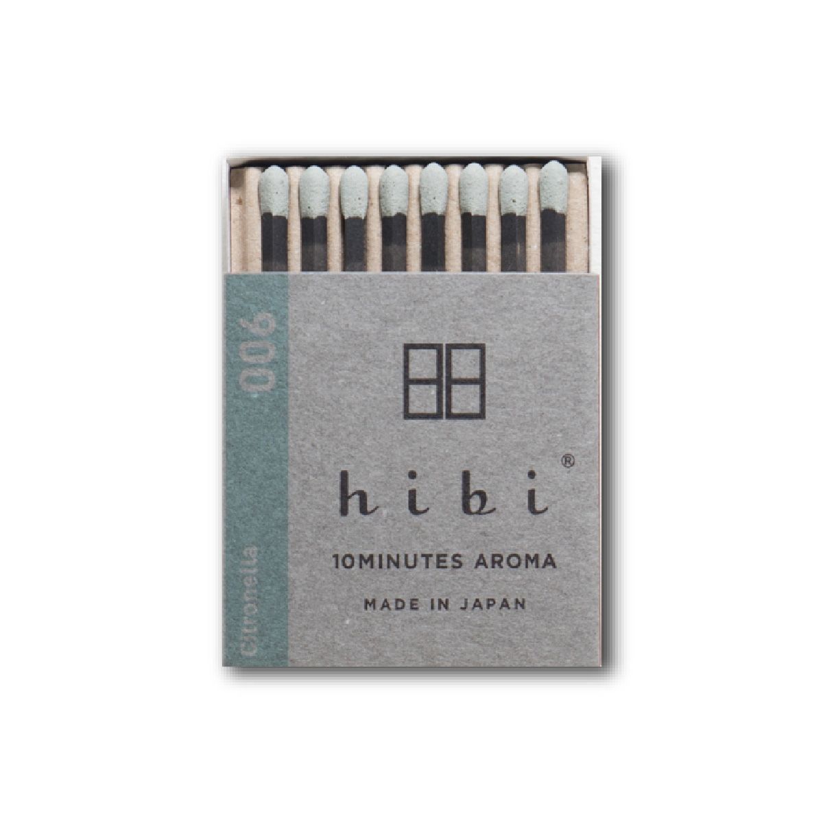 히비(HIBI) 오리지널 아로마 성냥 인센스_시트로넬라_레귤러박스