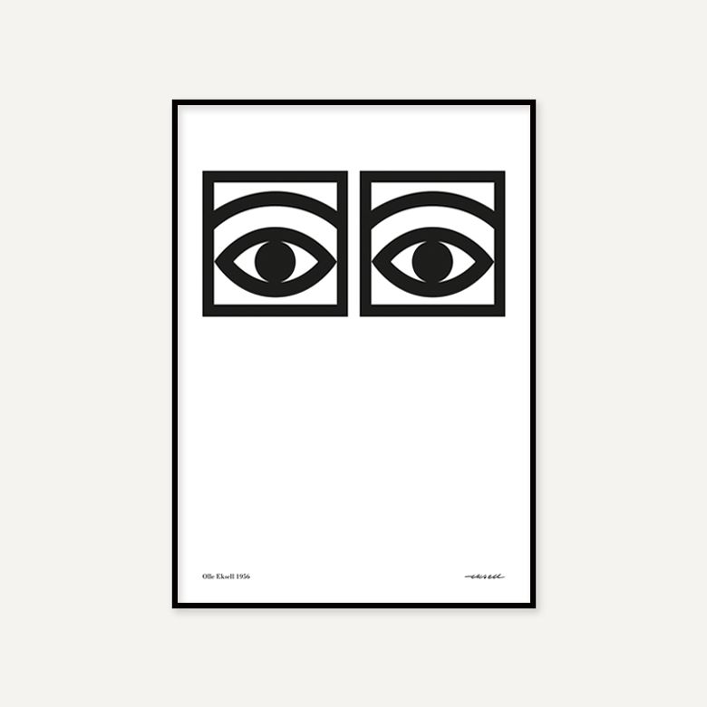 올레 엑셀 One eye, Black and White (액자 포함)