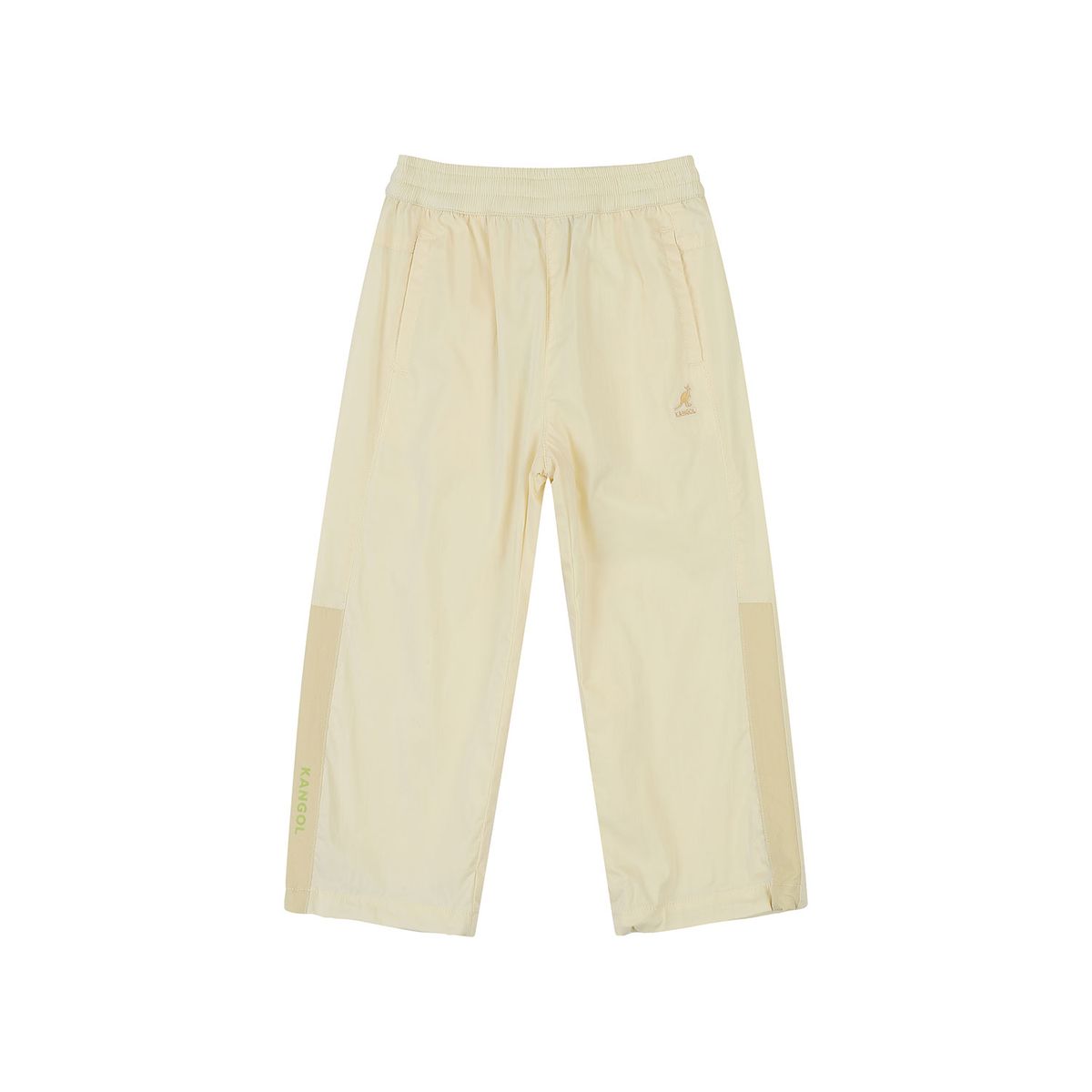 캉골키즈(KANGOL KIDS) 와이드핏 나일론 스판 팬츠 QA 0003 크림/AQACPT00030CM