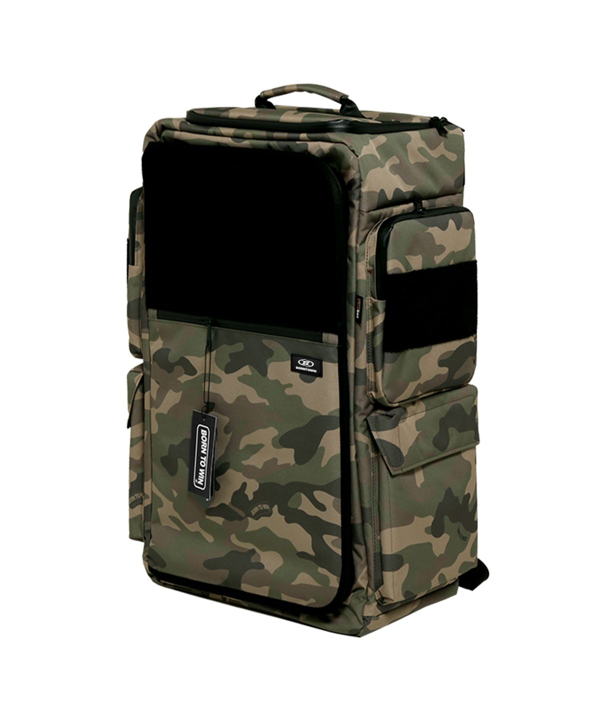 본투윈(BORN TO WIN) B1 BACKPACK PATCH VER [DARK BEIGE CAMO]