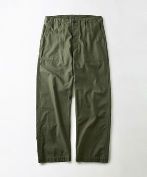BACK SATIN FATIGUE PANTS (ORIGINAL FIT)_OLIVE GREEN