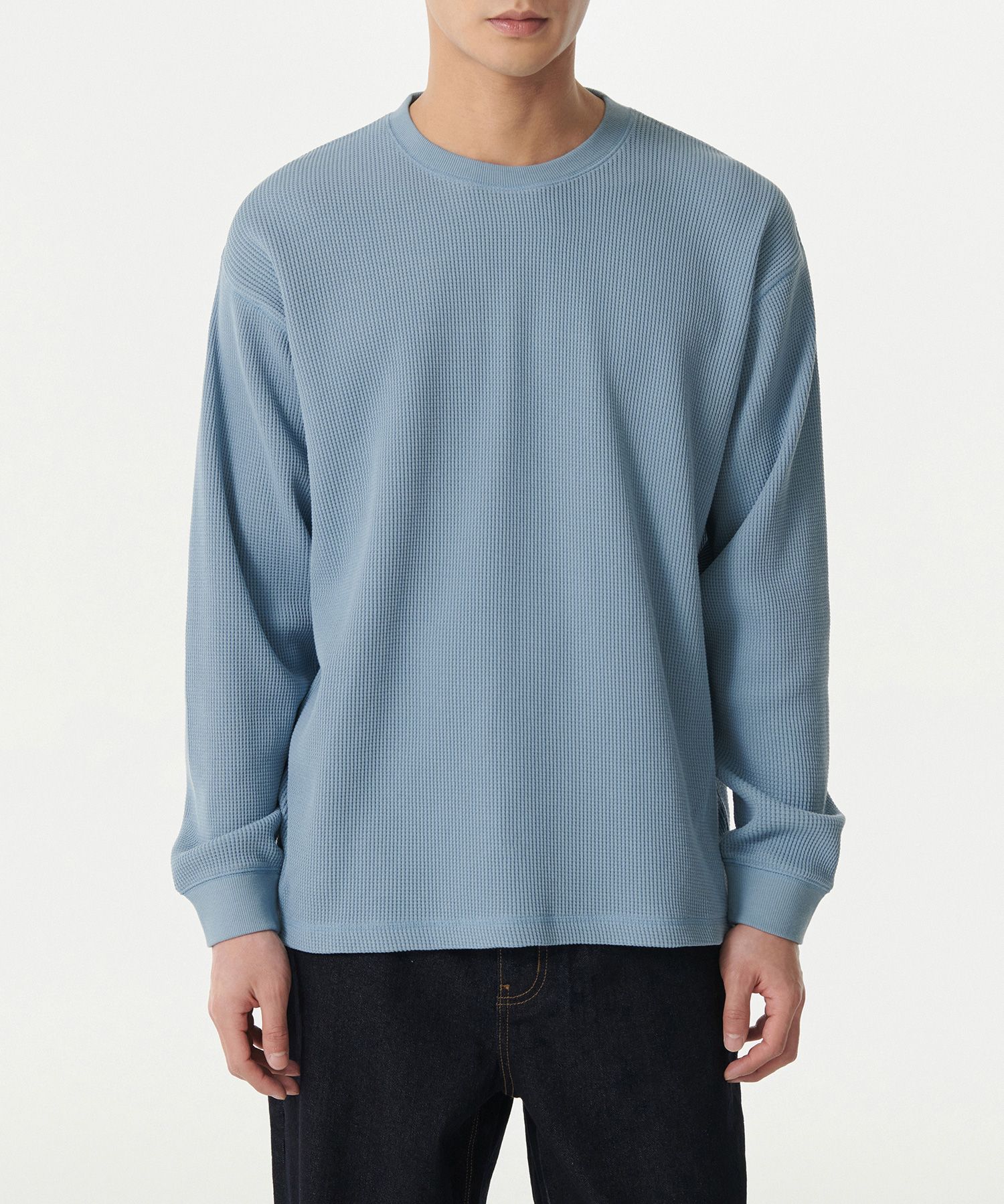 Tシャツ・カットソー *MUSINSA STANDARD* Waffle Relaxed Crew Neck Long Sleeve T-Sh MUSINSA | MUSINSA STANDARD Waffle Relaxed Crew Neck Long