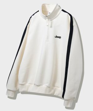 [430g] 고중량 트랙 반집업 맨투맨 (JQ5TSU832IV)