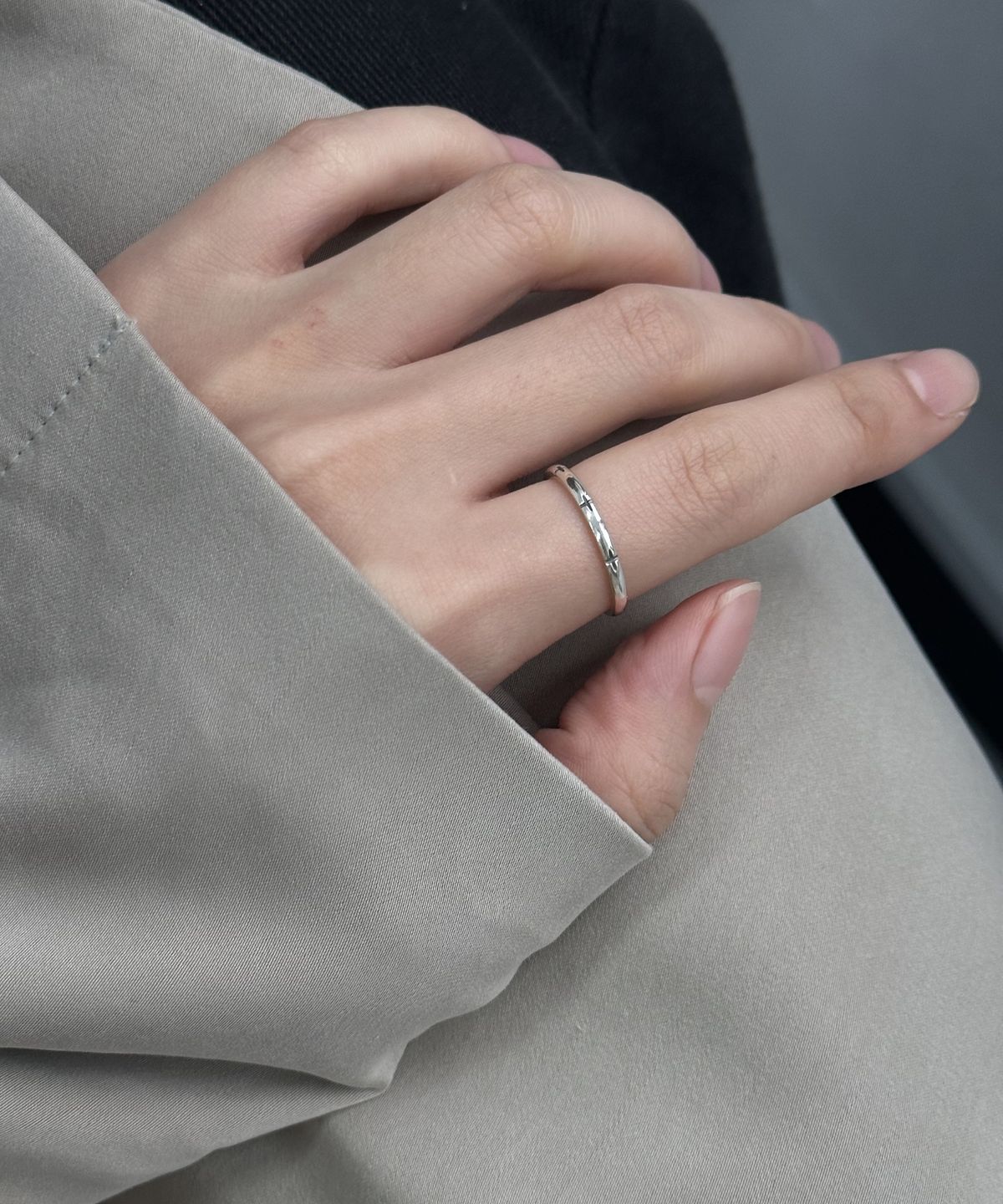 바라두(BARADU) [BARADU 925] Entique cross Engage ring
