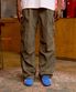 Nylon Fold Cargo Wide Pants (BASIL GREEN)