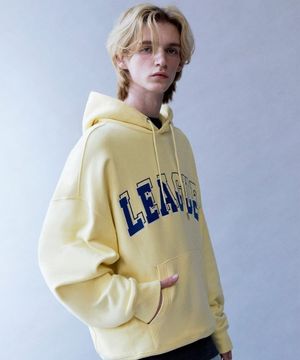 League Overlay Applique Hoodie (LEMON)