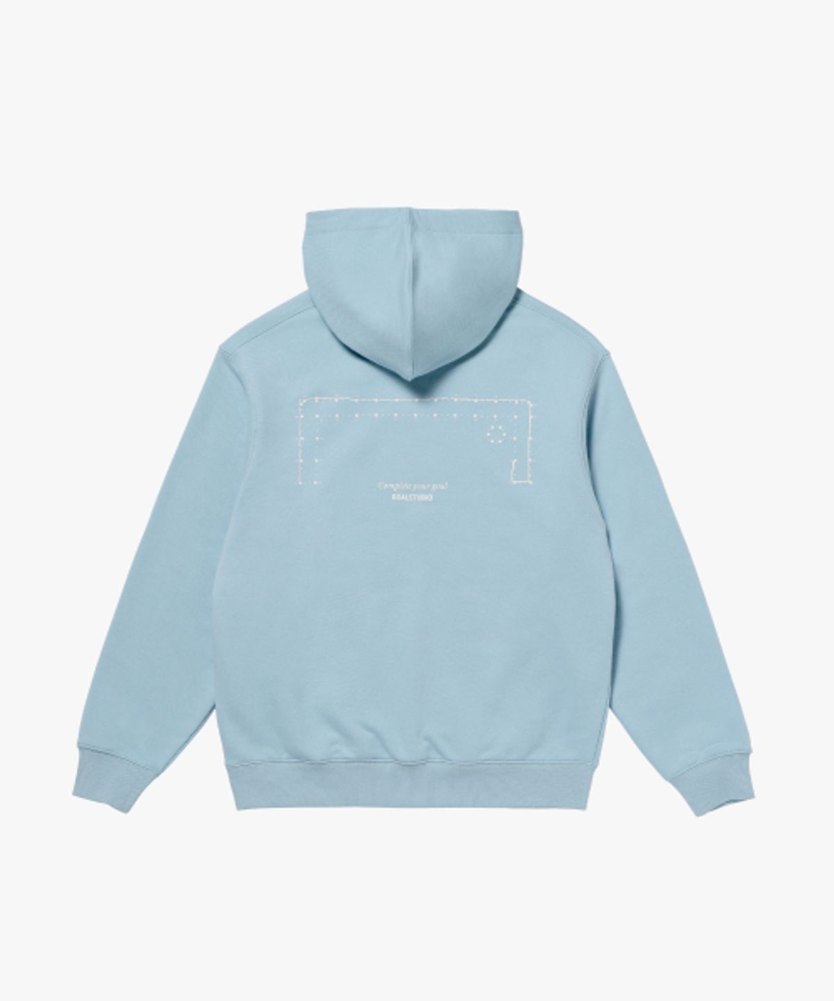 골스튜디오(GOALSTUDIO) COMPLETE YOUR GOAL HOODIE-SKY BLUE