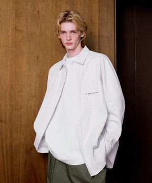 Embroidered Oxford Shirt (PURE WHITE)