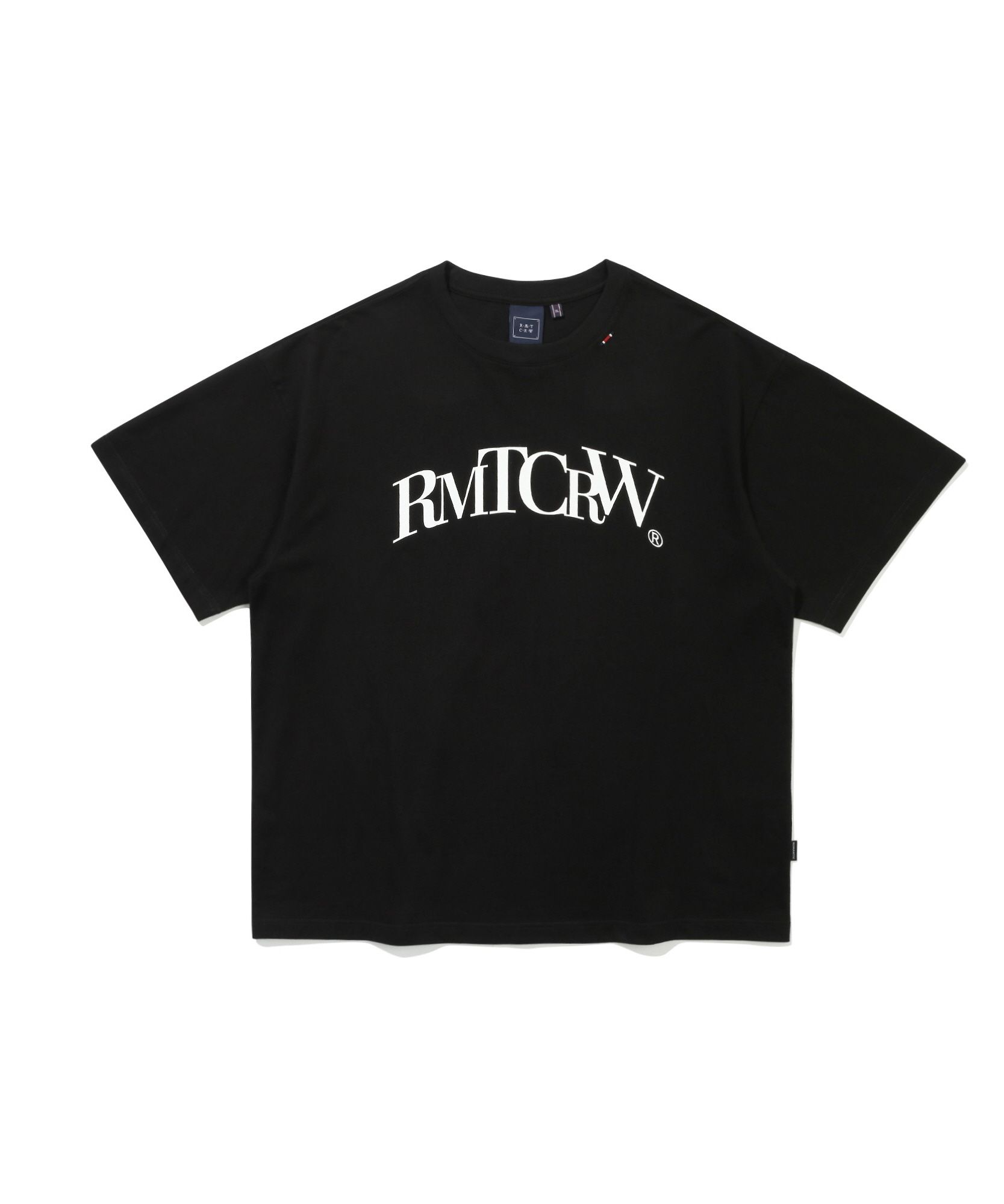 MUSINSA公式 | ROMANTIC CROWN Outlet RECENT ARCH LOGO TEE SHIRT-BLACK