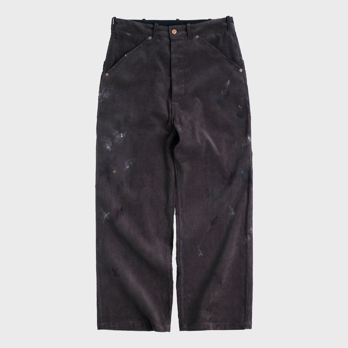 본로우(BONRROW) Corduroy Painter Pants_Charcoal