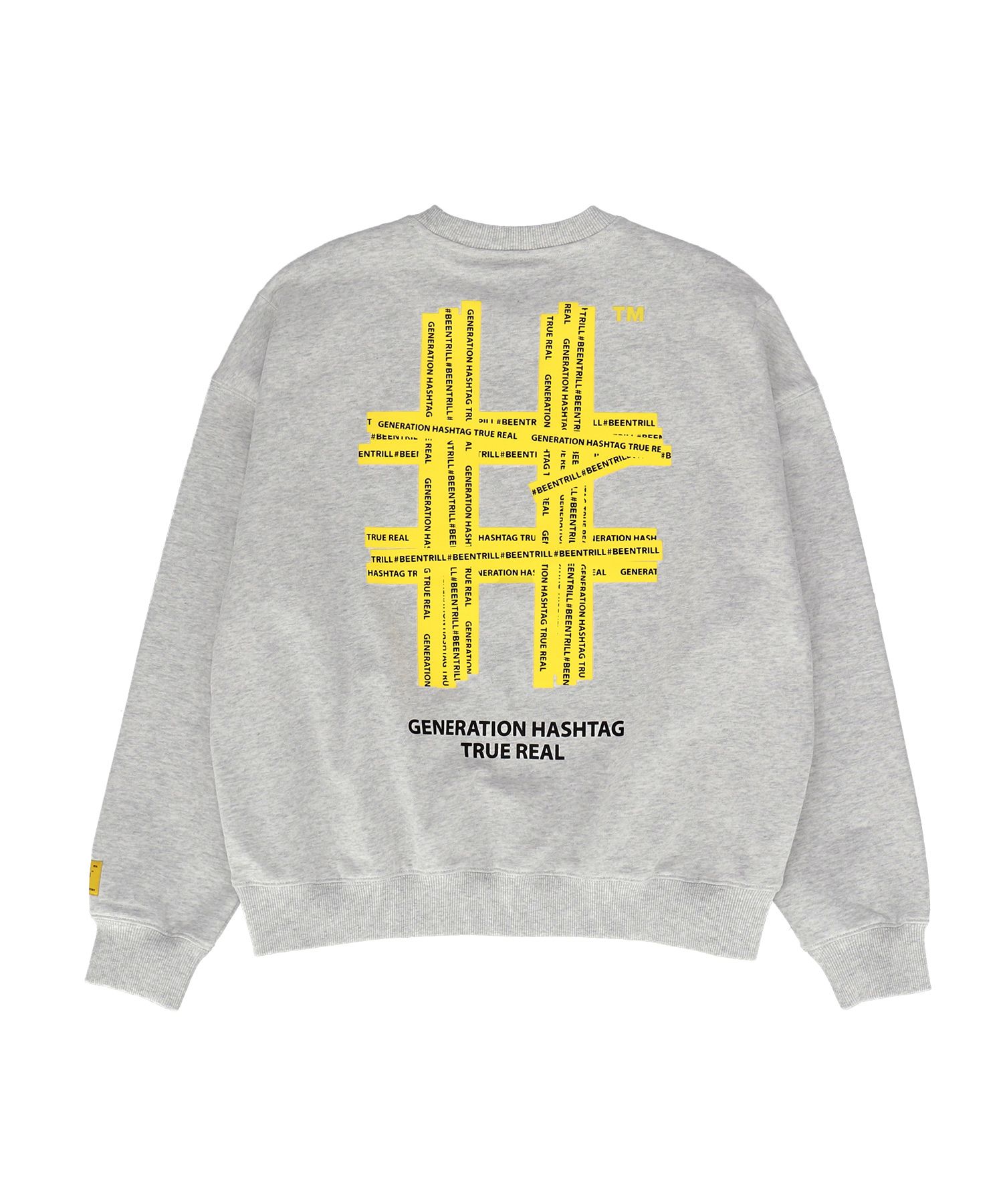 MUSINSA | BEENTRILL NEWYORK Yellow Taping Hashtag Overfit