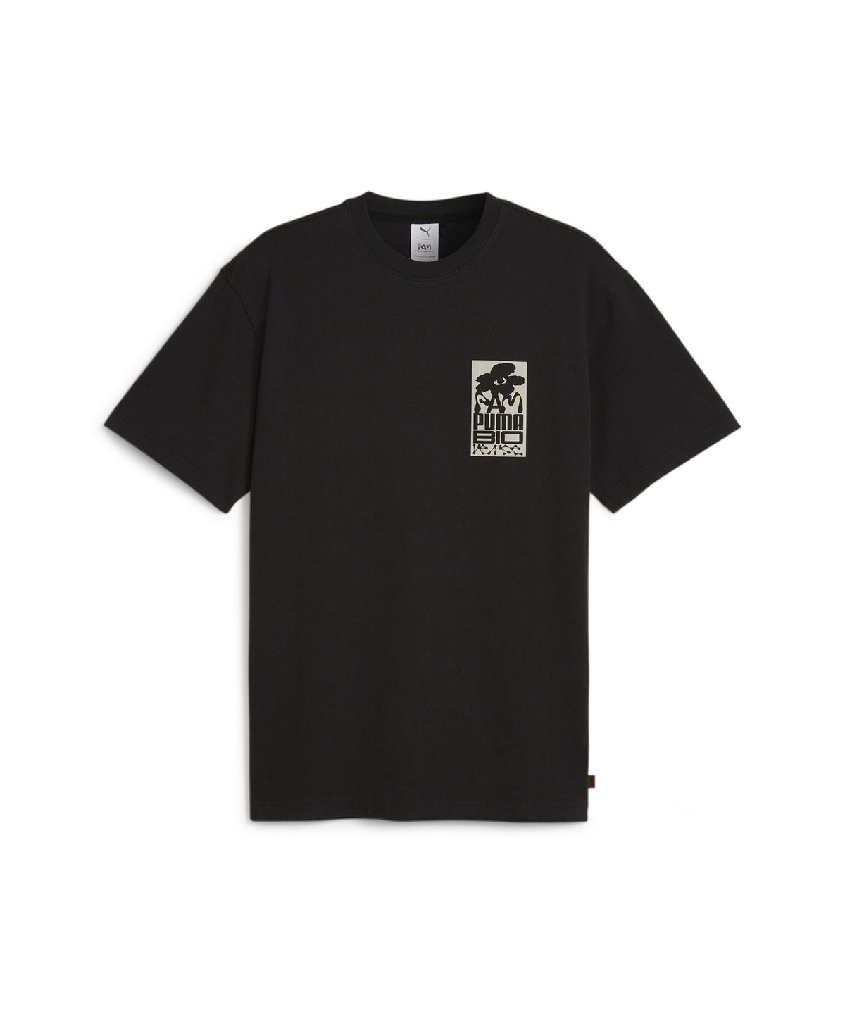 푸마(PUMA) 푸마×퍽스앤미니 그래픽 반소매 티셔츠 - 블랙 / 624070-01