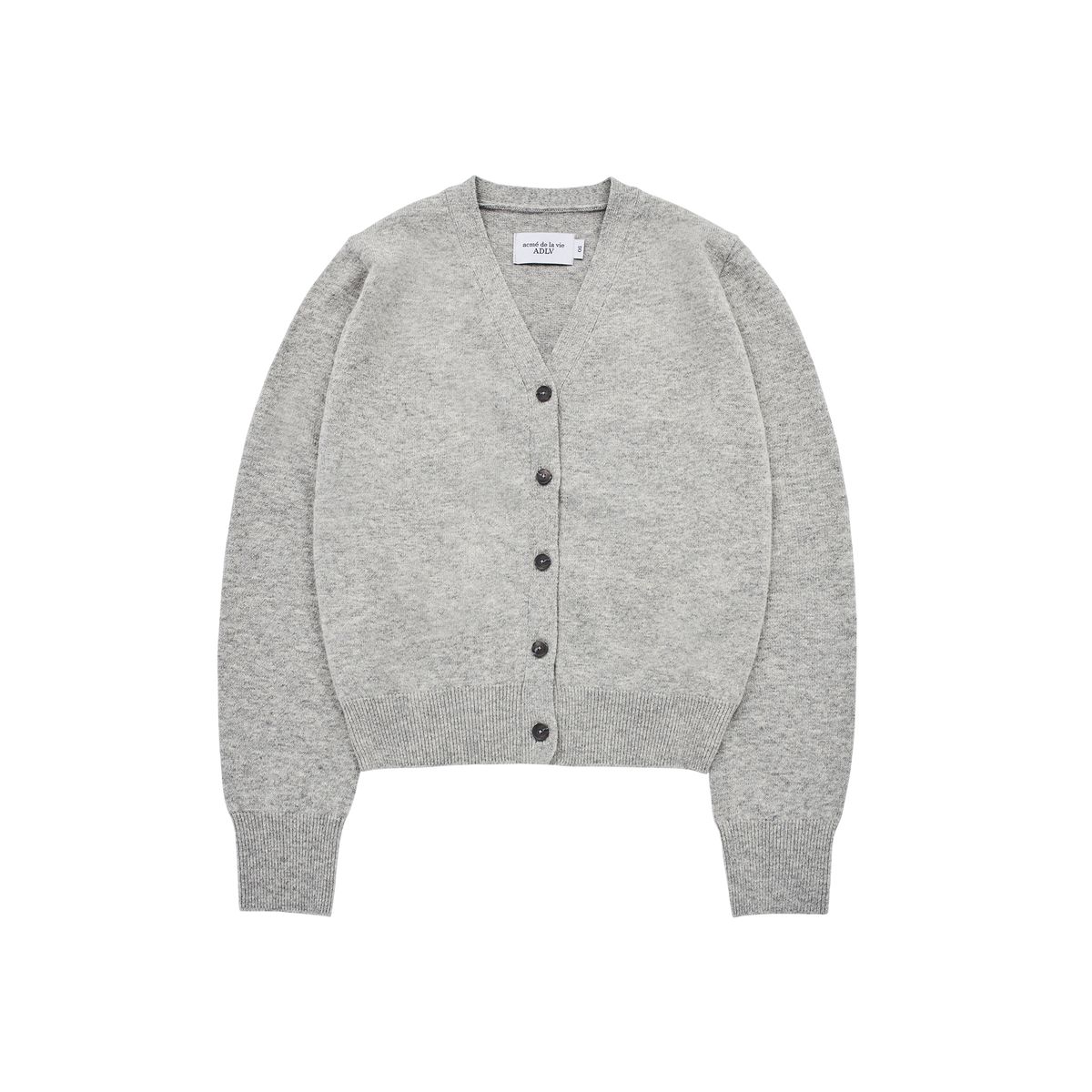 아크메드라비(ACME DE LA VIE) SYMBOL RIVET WOMENS CARDIGAN MELANGE