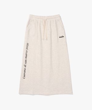 컴피 스웻 스커트 MELANGE GREY