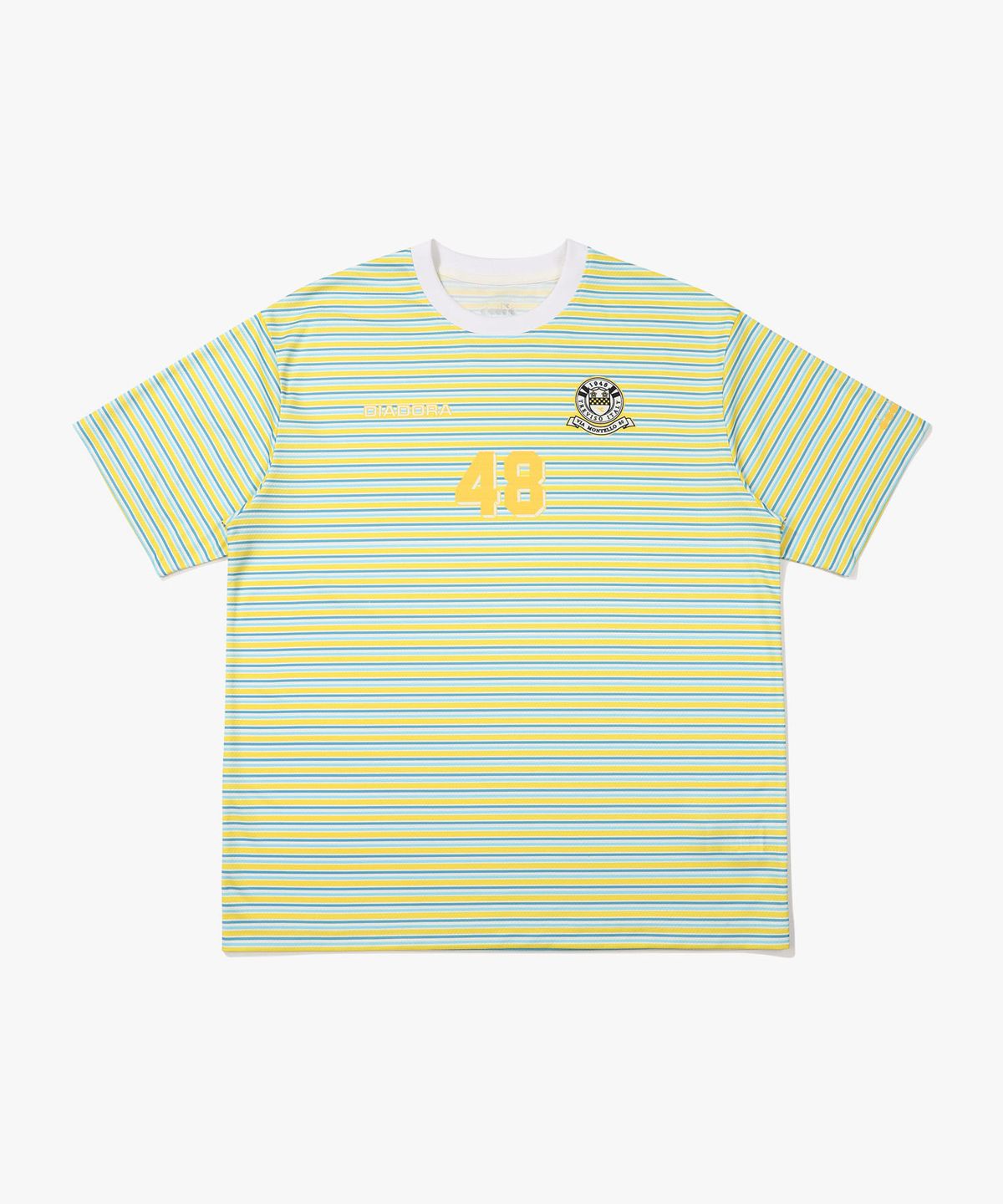 디아도라(diadora) 판타지스타 메쉬 티셔츠 YELLOW